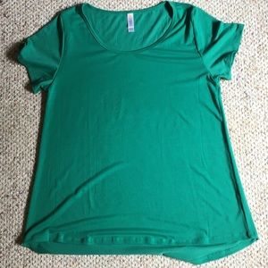 💚 LuLaRoe Teal Perfect T-Shirt-Large 💚